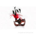 Female Plastic Masquerade Venetian Masks Red For Mardi Gras